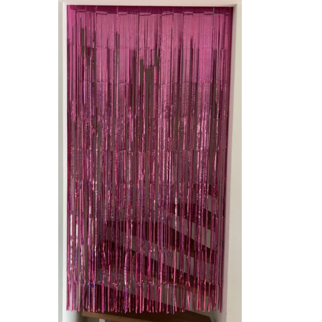 little Birthday® Lametta Vorhang pink