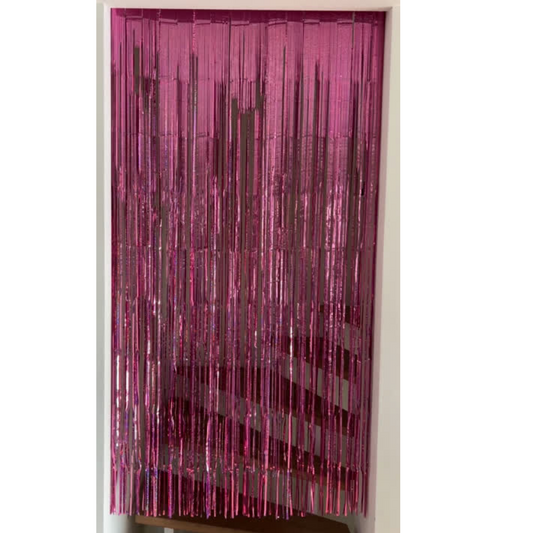 little Birthday® Lametta Vorhang pink