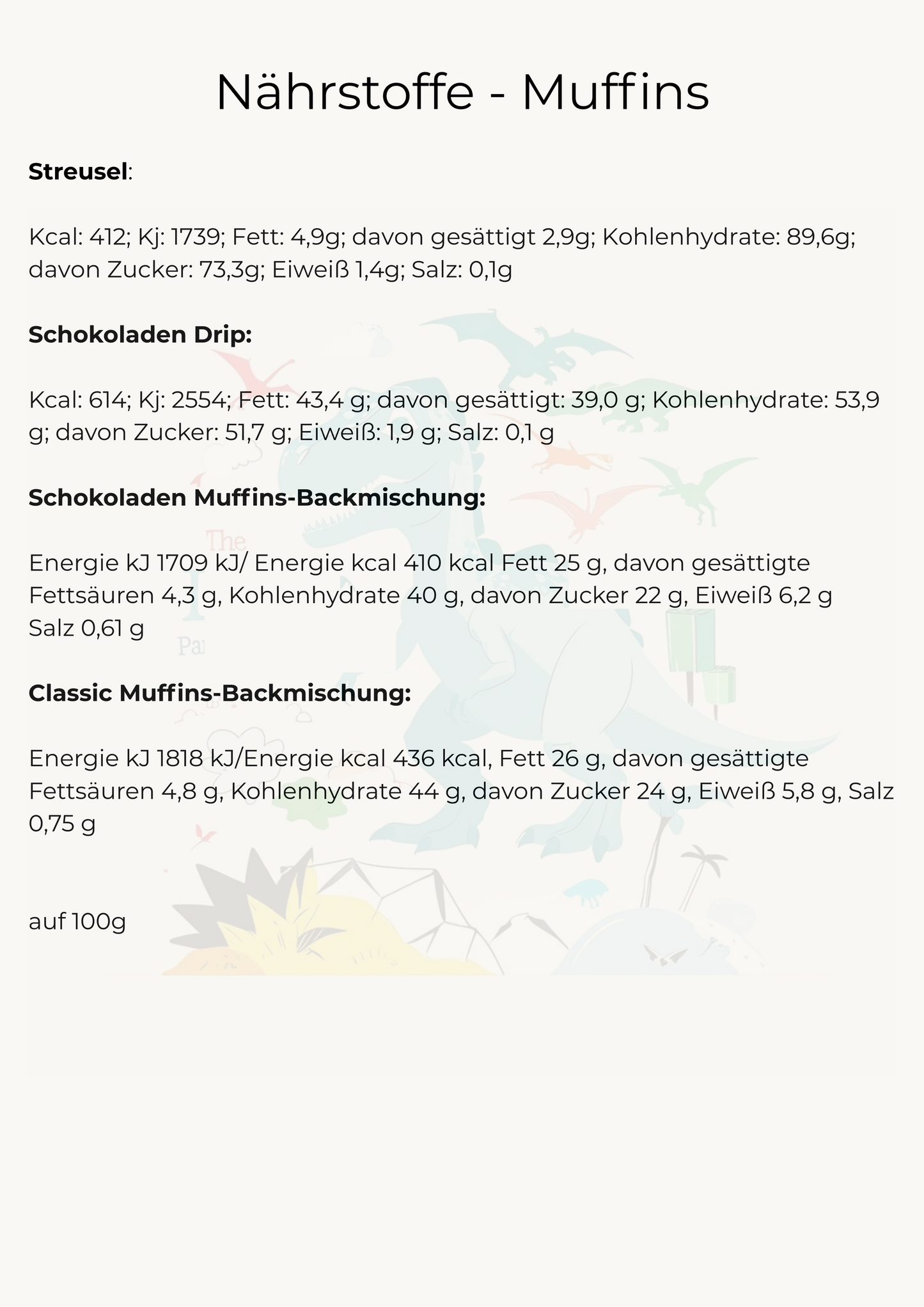 little Birthday Back-Box Dino