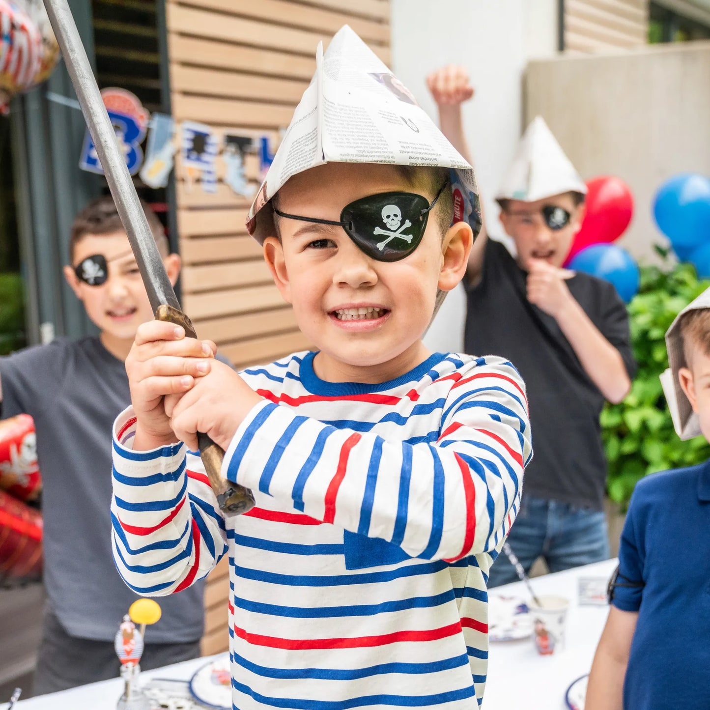 little Birthday® Piraten Augenklappen (Set, 8 Stück)