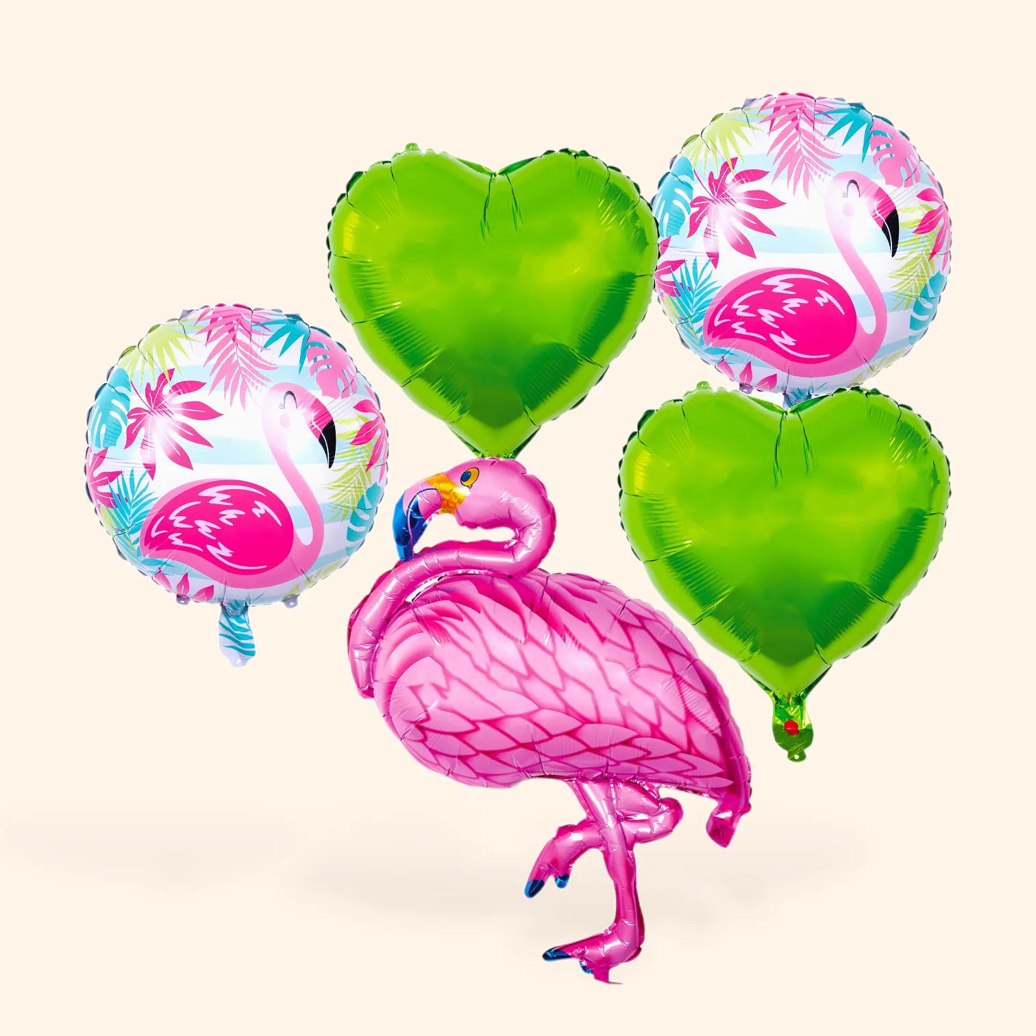 little Birthday® Folien-Luftballon Flamingo-Set (5 Stück)