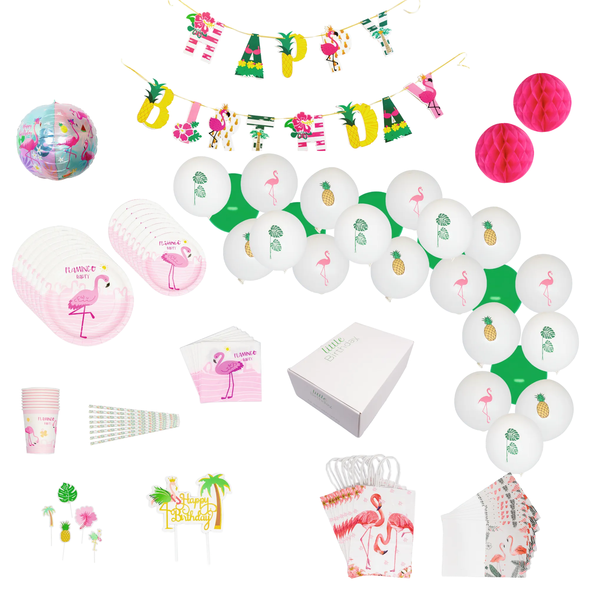 little Birthday® Flamingo Geburtstags-Mottobox