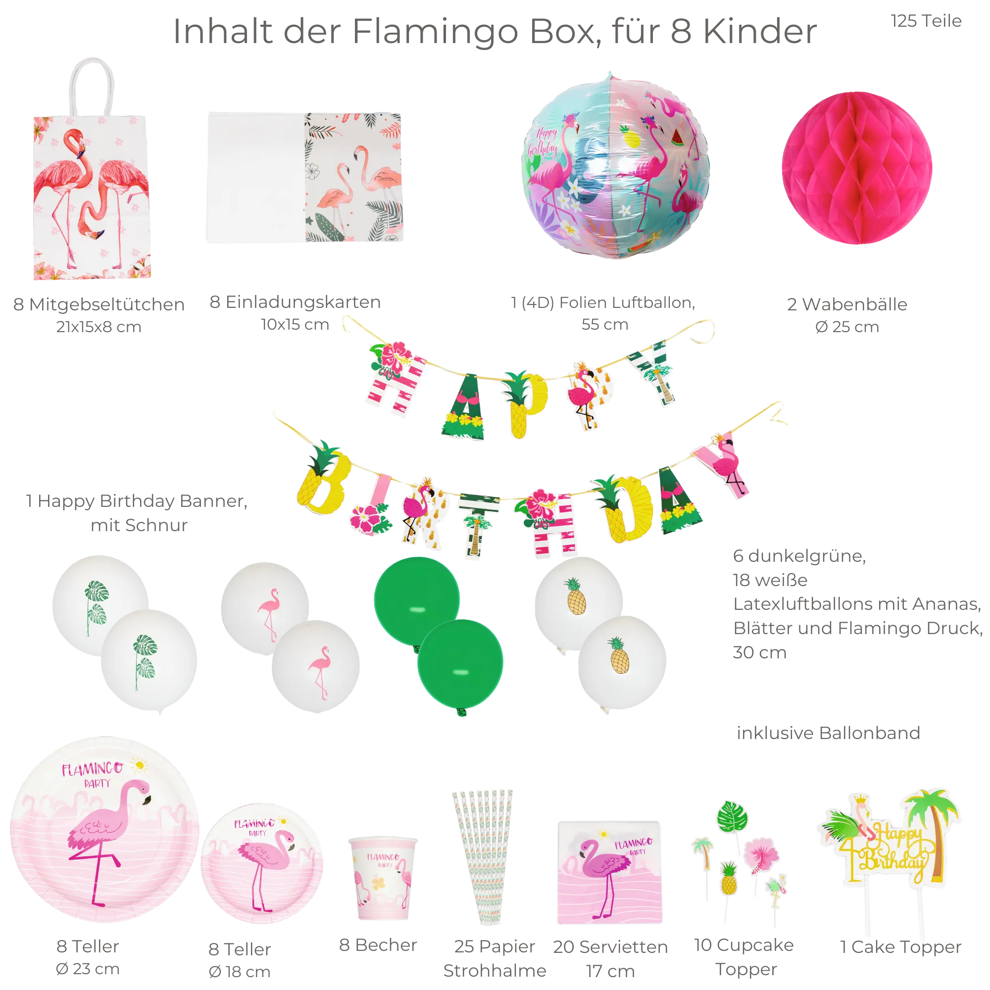 little Birthday® Flamingo Geburtstags-Mottobox