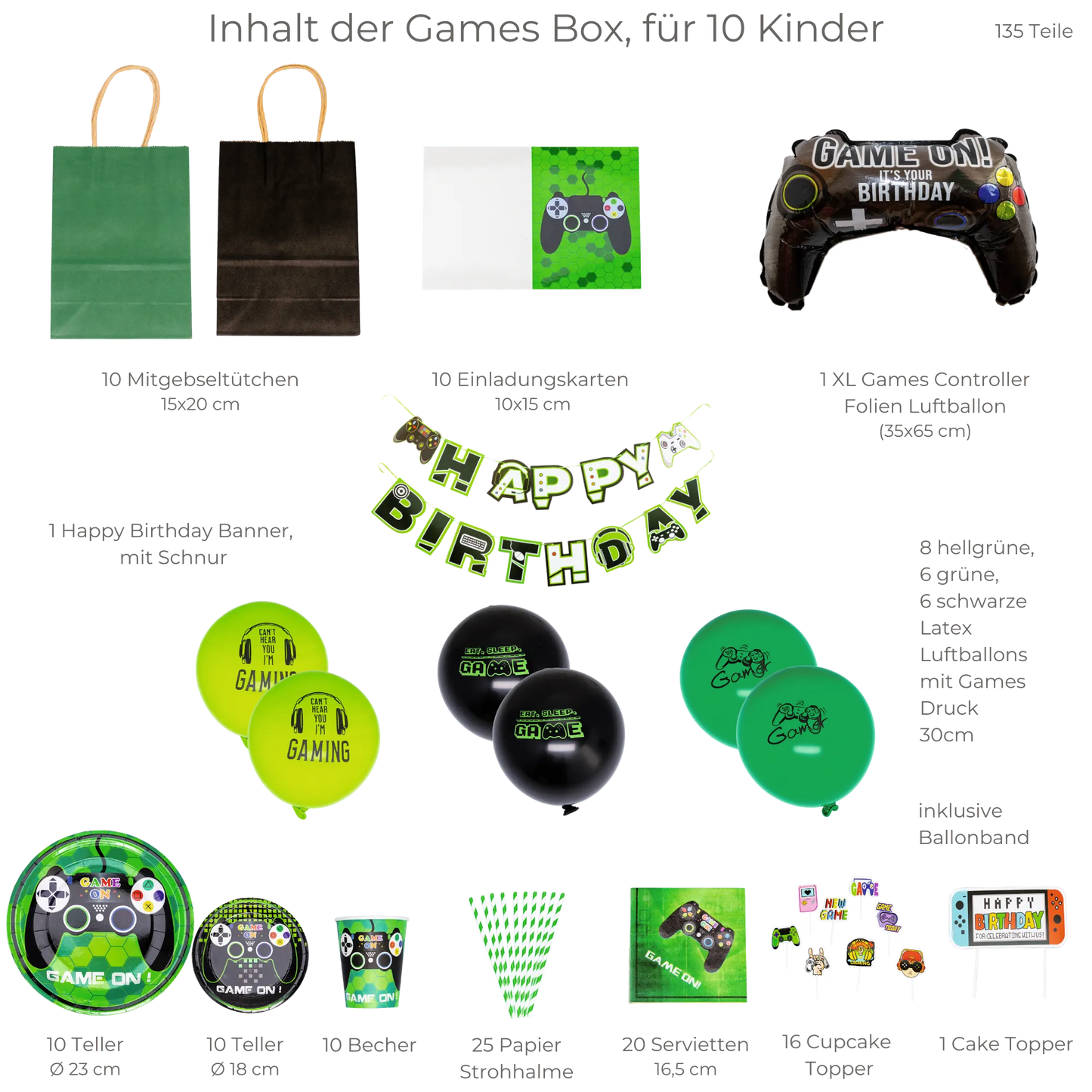 little Birthday® Games Geburtstags-Mottobox