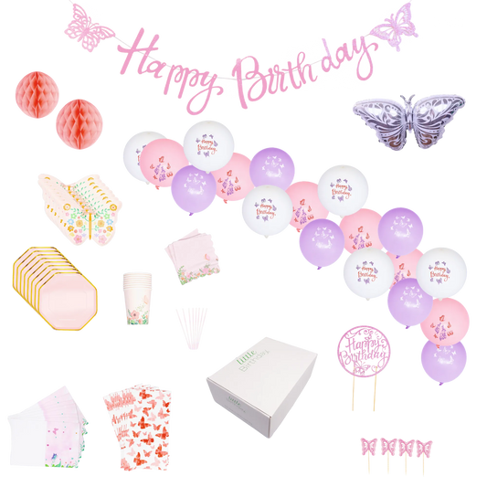 little Birthday® Schmetterling Geburtstags-Mottobox