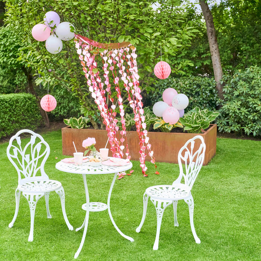 little Birthday® Lametta Vorhang rotes Herz