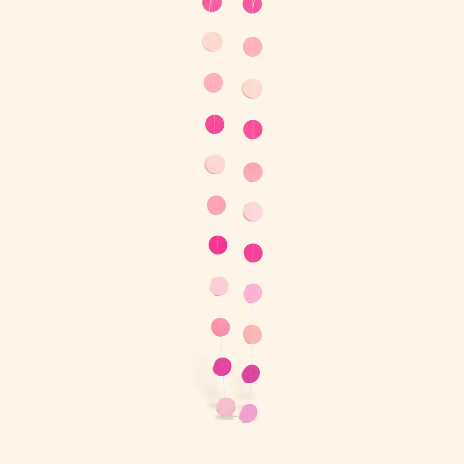 little Birthday® Papiergirlande pink, rosa, hellrosa (2x 2m)