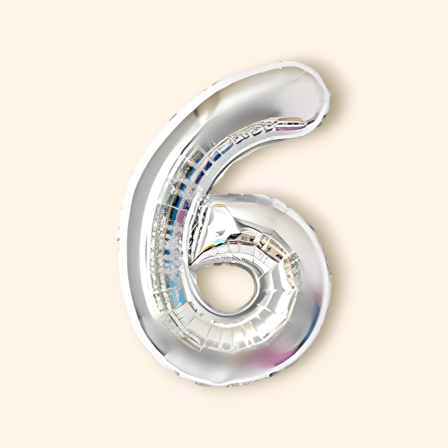 little Birthday® Zahlenluftballon - 6
