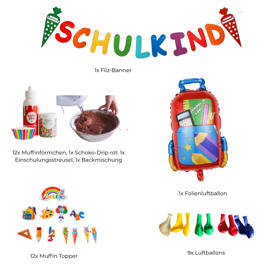 little Birthday Einschulungs-Set mit BackBox