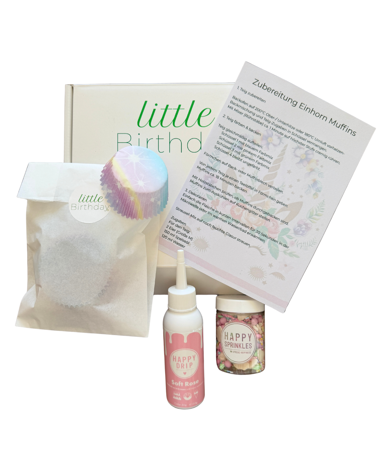 little Birthday Back-Box Einhorn