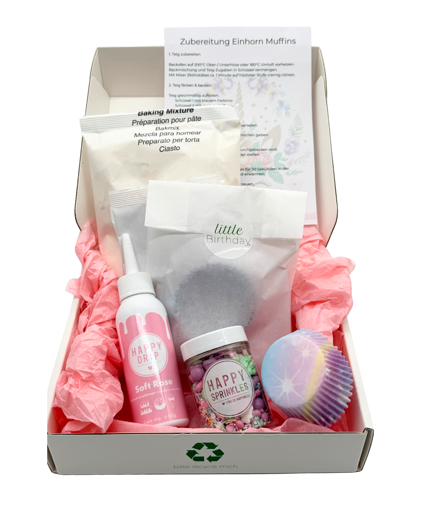 little Birthday Back-Box Einhorn