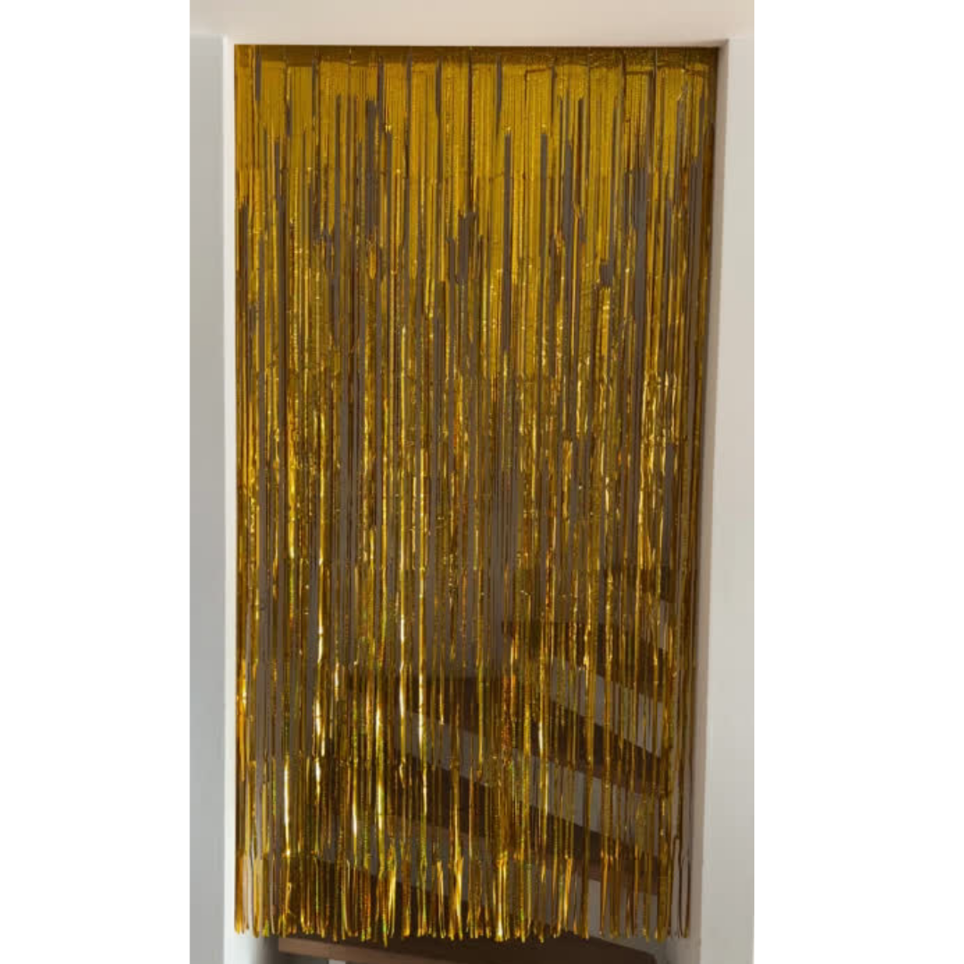 little Birthday® Lametta Vorhang gold