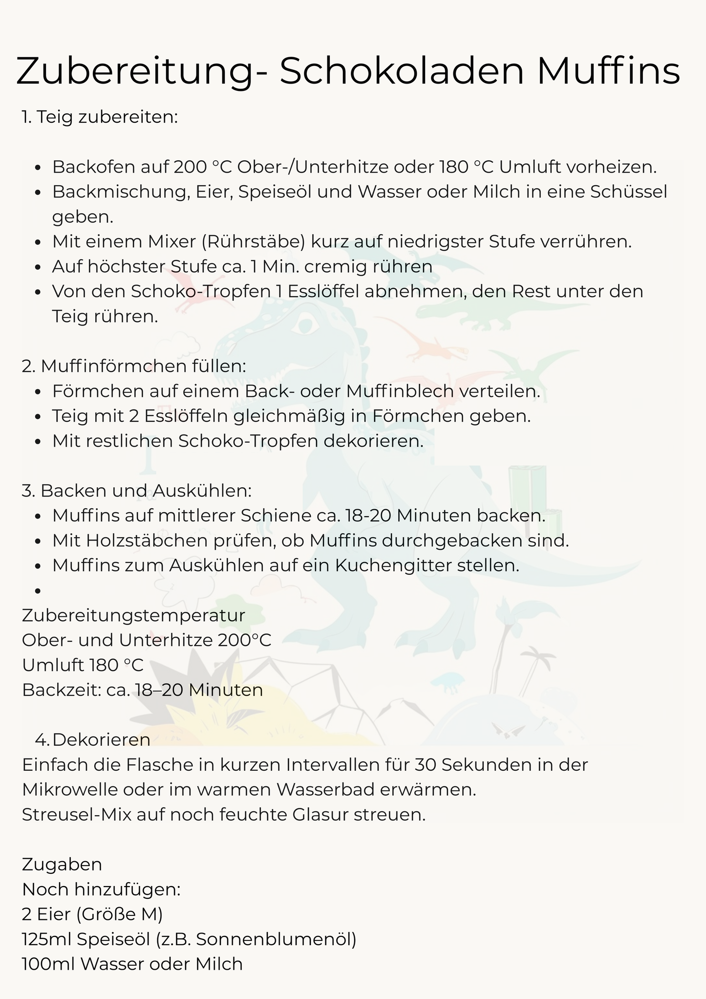 little Birthday Back-Box Dino