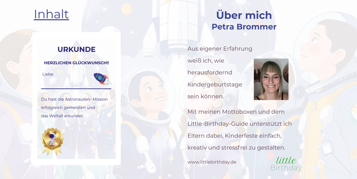 Der Little-Birthday-Guide:  Kindergeburtstage stressfrei planen & galaktisch feiern