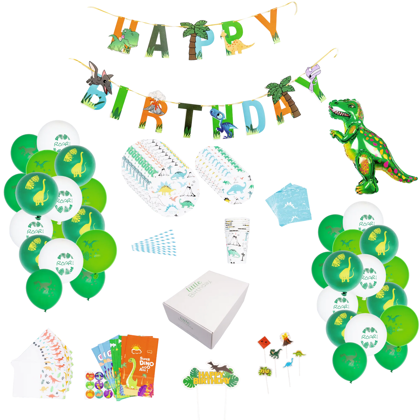 little Birthday® Dinosaurier Geburtstags-Mottobox