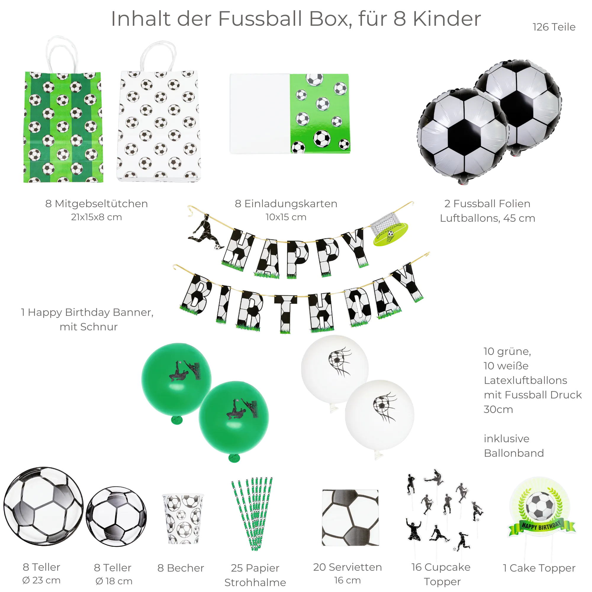 little Birthday® Fußball Geburtstags-Mottobox