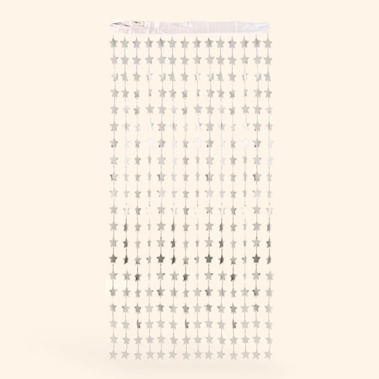 little Birthday® Lametta Vorhang silberner Stern